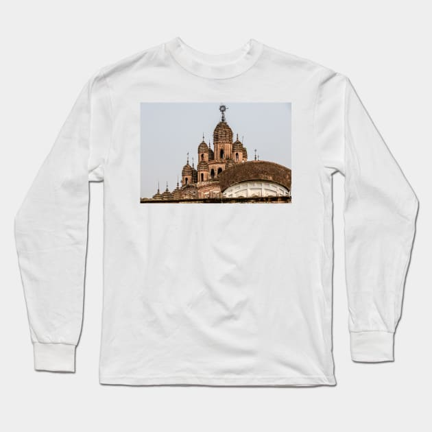 Krishna Chandra Mandir 01 Long Sleeve T-Shirt by fotoWerner